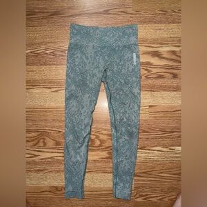 Gymshark Teal Patterned Leggings